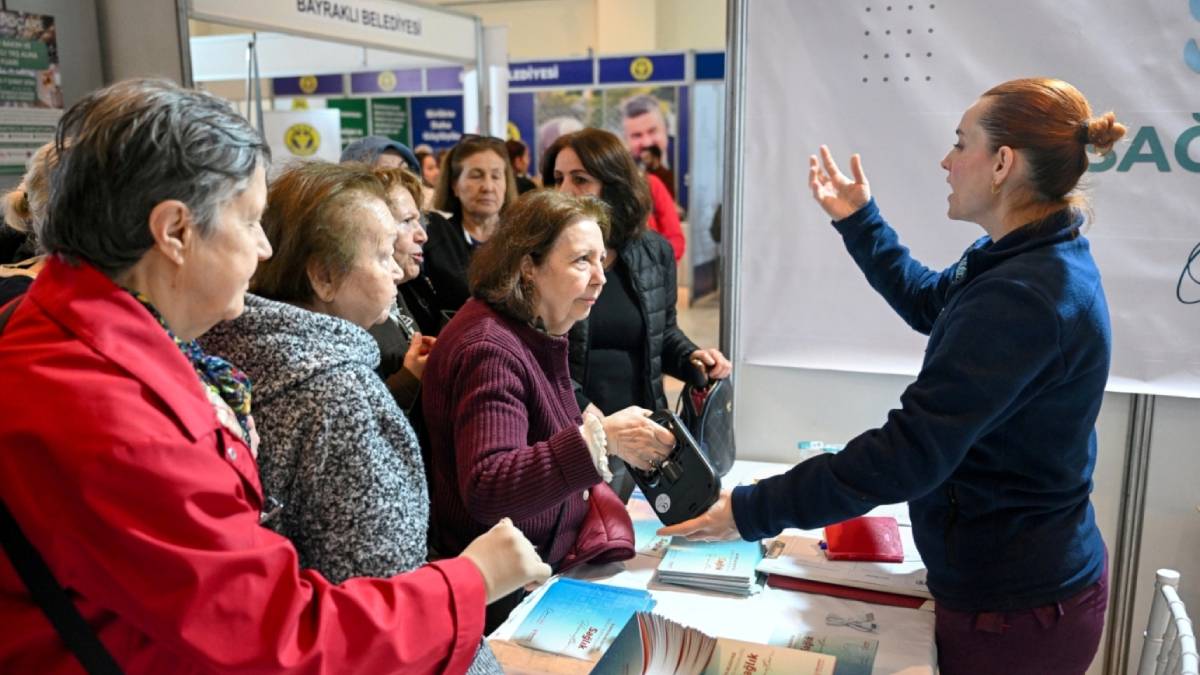 Yaşlı Bakım ve Sağlıklı Yaş Alma Fuarı’nda Bornova Belediyesi’ne yoğun ilgi