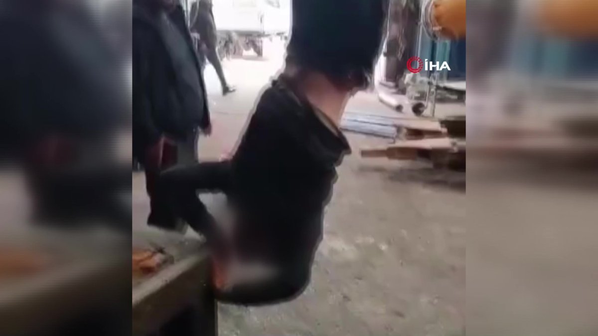 Ankara’da engelli gence işkence! Ayaklarını bağlayıp vince astılar