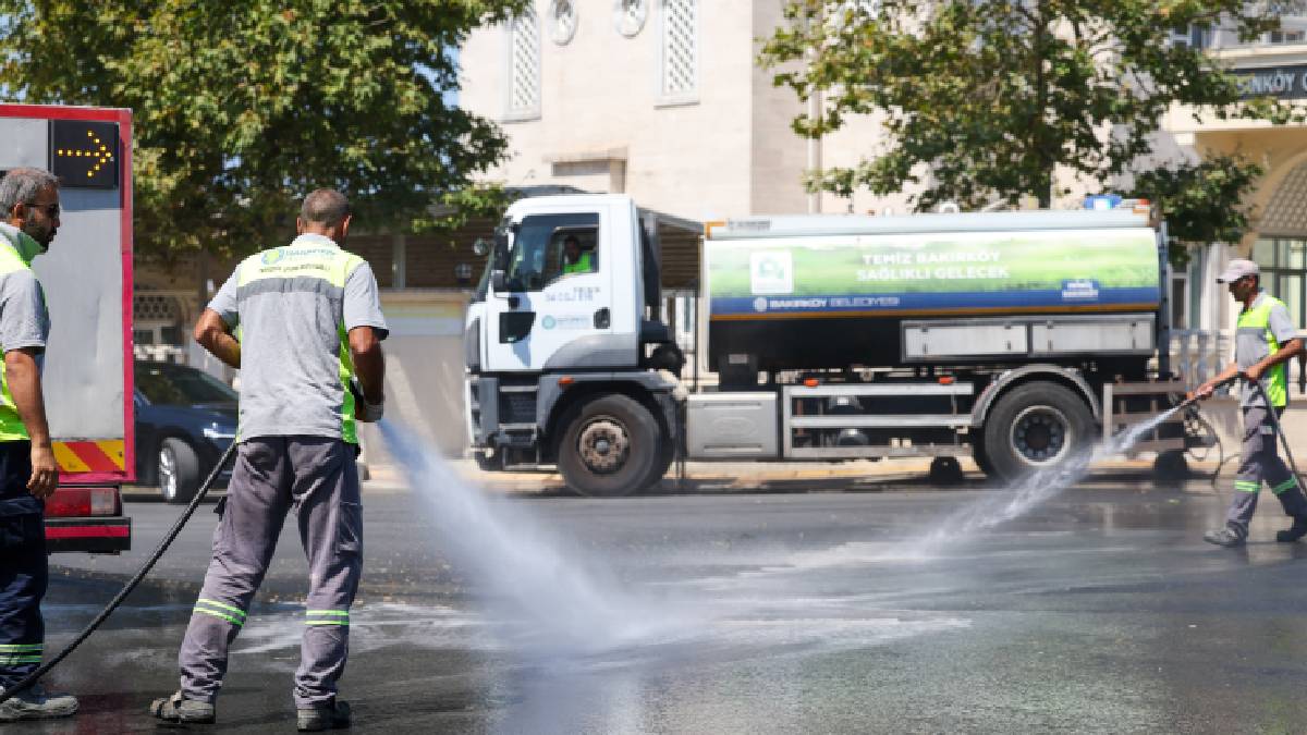 Bakırköy Belediyesinden temizlik seferberliği