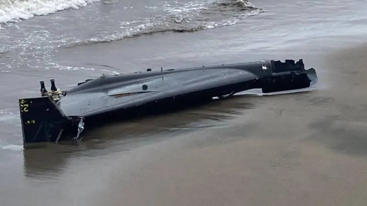 Ordu’da sahilde insansız hava aracı parçası bulundu