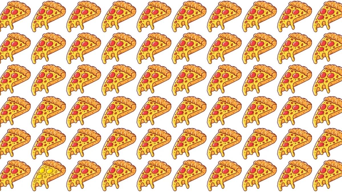 Sadece gerçek dahiler 6 saniyede seçebiliyor: Bu pizzalardan biri diğerlerinden farklı!