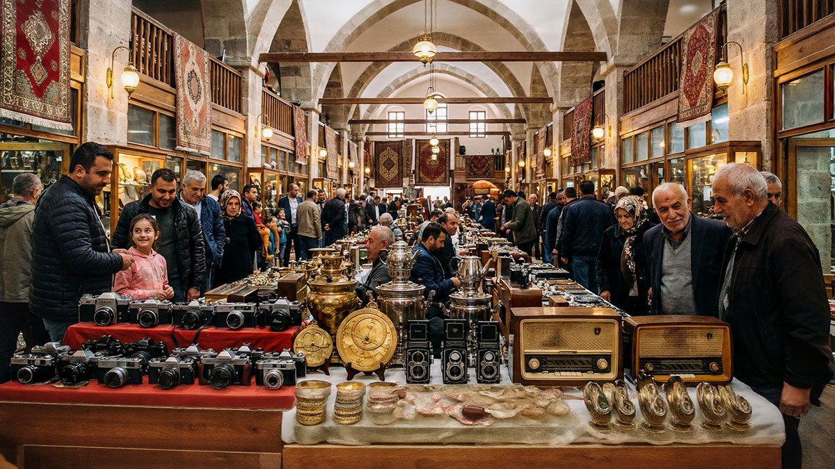 Bu pazarda zaman makinesi icat edilmiş gibi!