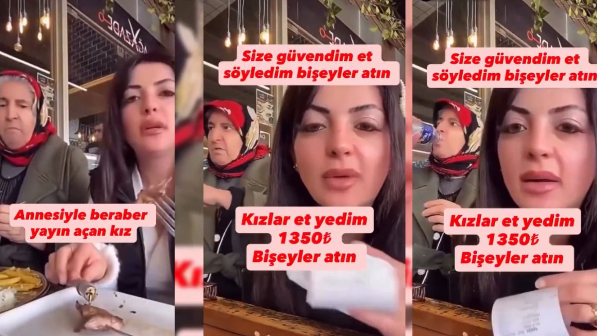Annesini yemeğe götürdü, hesabı takipçilerine ödetmek istedi: "Size güvendim et söyledim"