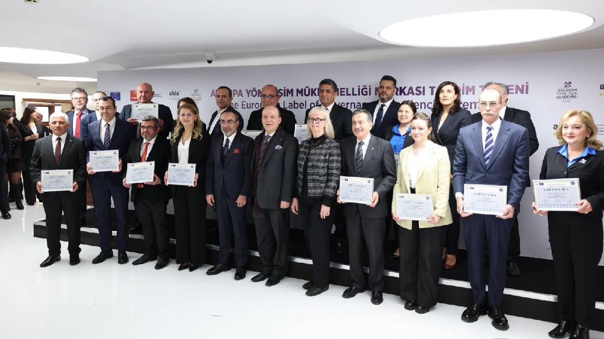 Bakırköy Belediyesi’ne Avrupa yönetişim mükemmelliği markası ödülü