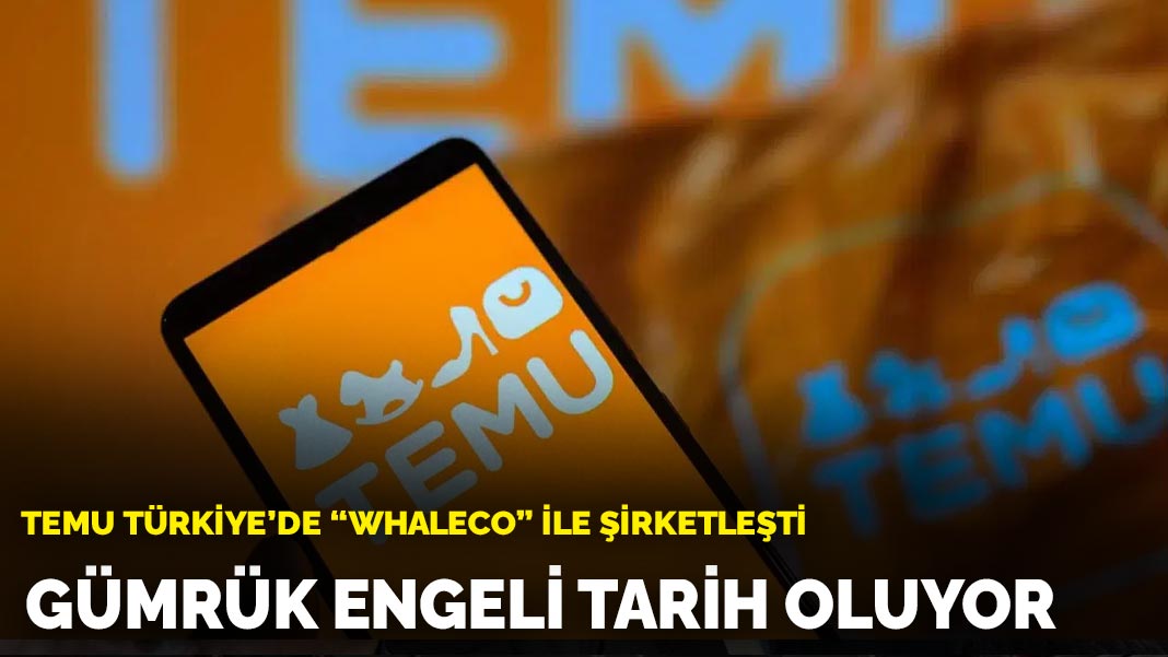 TEMU Türkiye’de 'WhaleCo' ile şirketleşti: Gümrük engeli tarih oluyor
