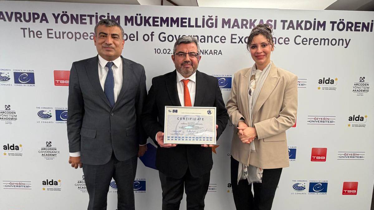 Gaziantep Büyükşehir’e Avrupa’dan yönetişim ödülü!