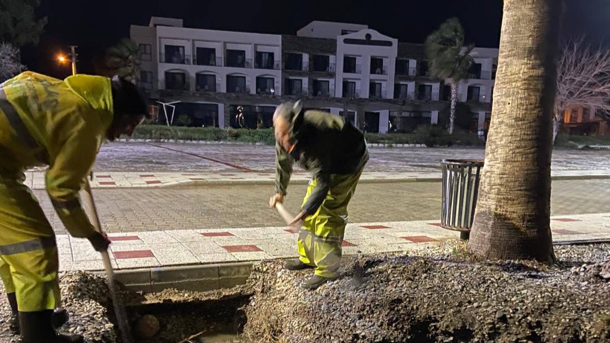 Milas Belediyesi ekipleri beklenen yağışlar için teyakkuz halinde