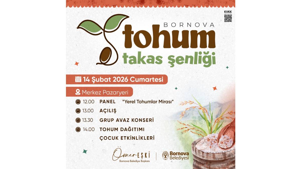 Tohum Takas Şenliği 14 Şubat’ta Merkez Pazaryeri’nde