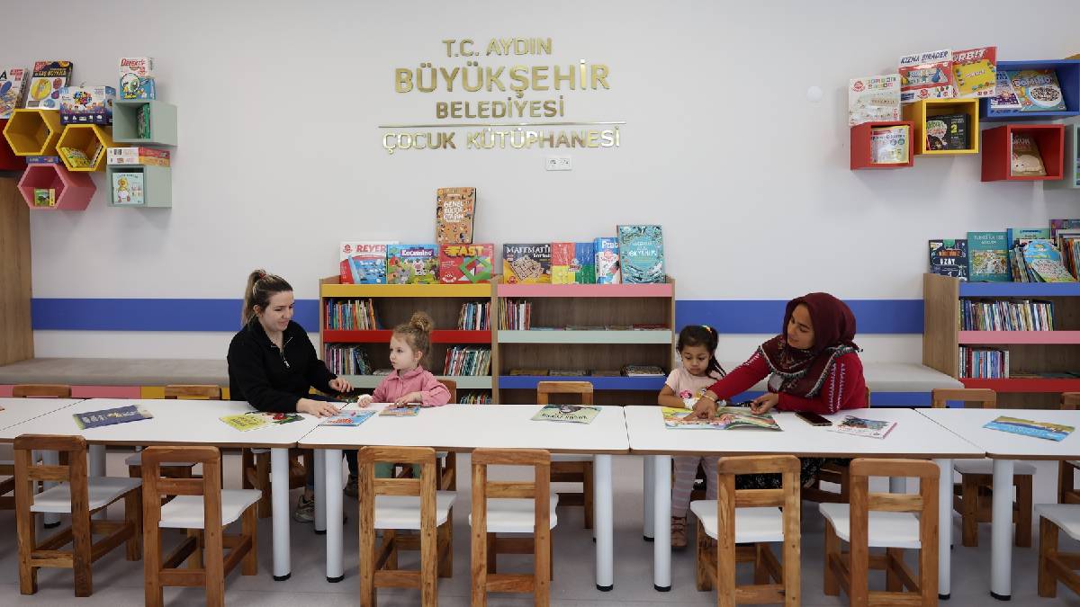 Aydın Büyükşehir Belediyesinden Aydın Şehir Hastanesi’ne çocuk kütüphanesi