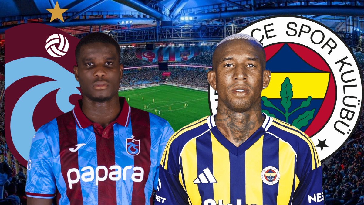 Süper Lig'de dev karşılaşma: Trabzonspor - Fenerbahçe karşılaşmasında muhtemel 11'ler