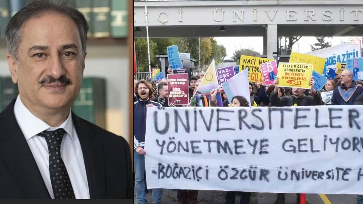 Boğaziçi rektörü ‘kadına şiddet’ kanununa sığındı