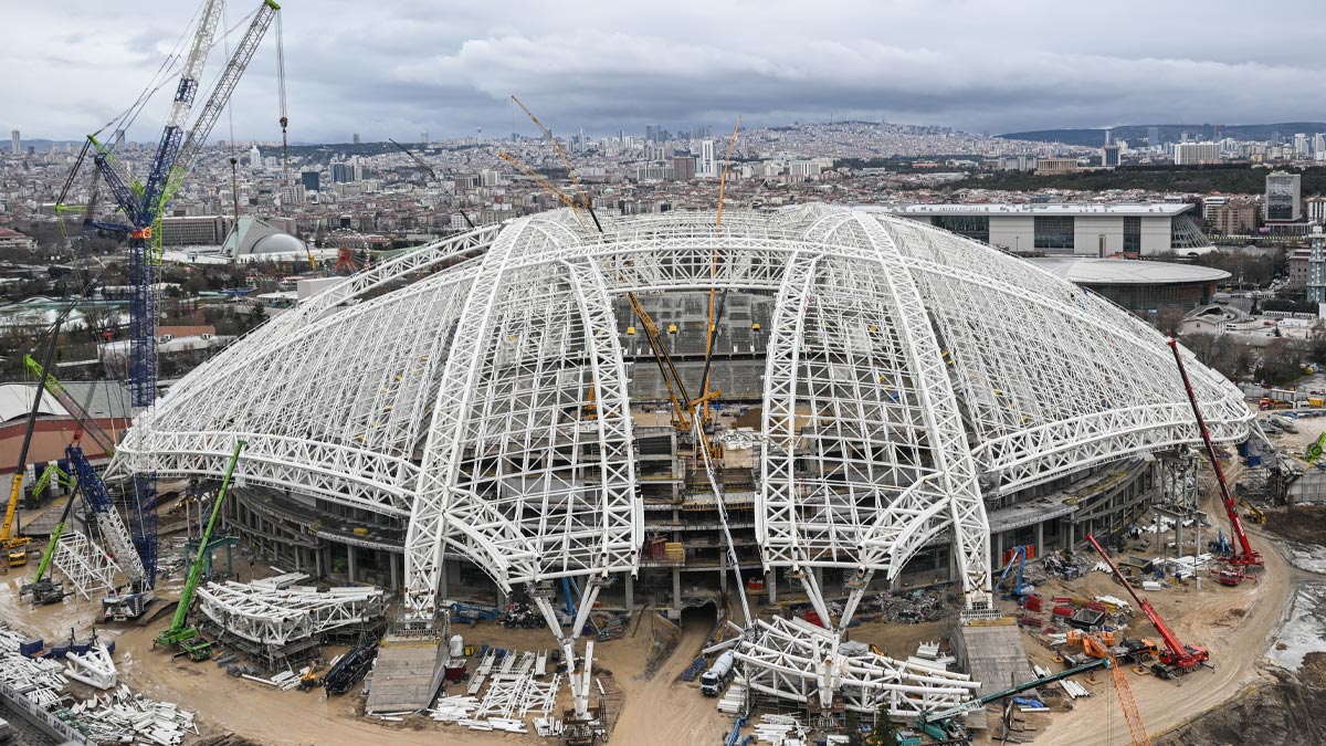 Başkent’in yeni stadı ilk maça hazırlanıyor: Çalışmalar yüzde 80’e ulaştı