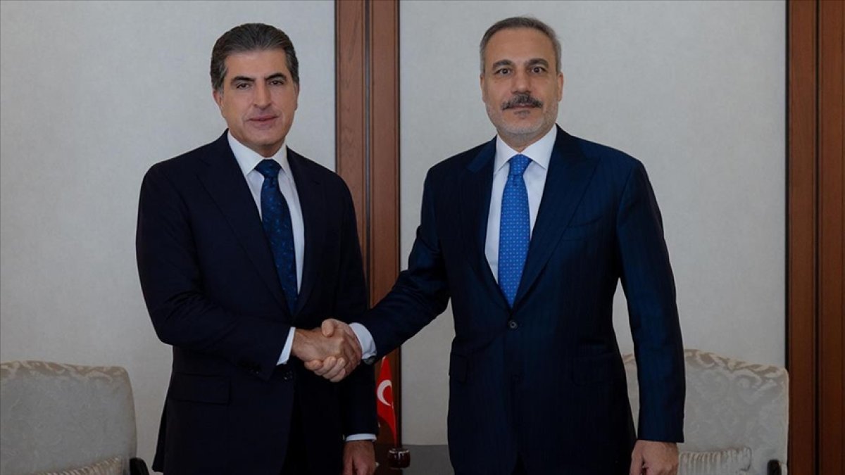 Fidan, IKBY Başkanı Barzani ile telefonda görüştü