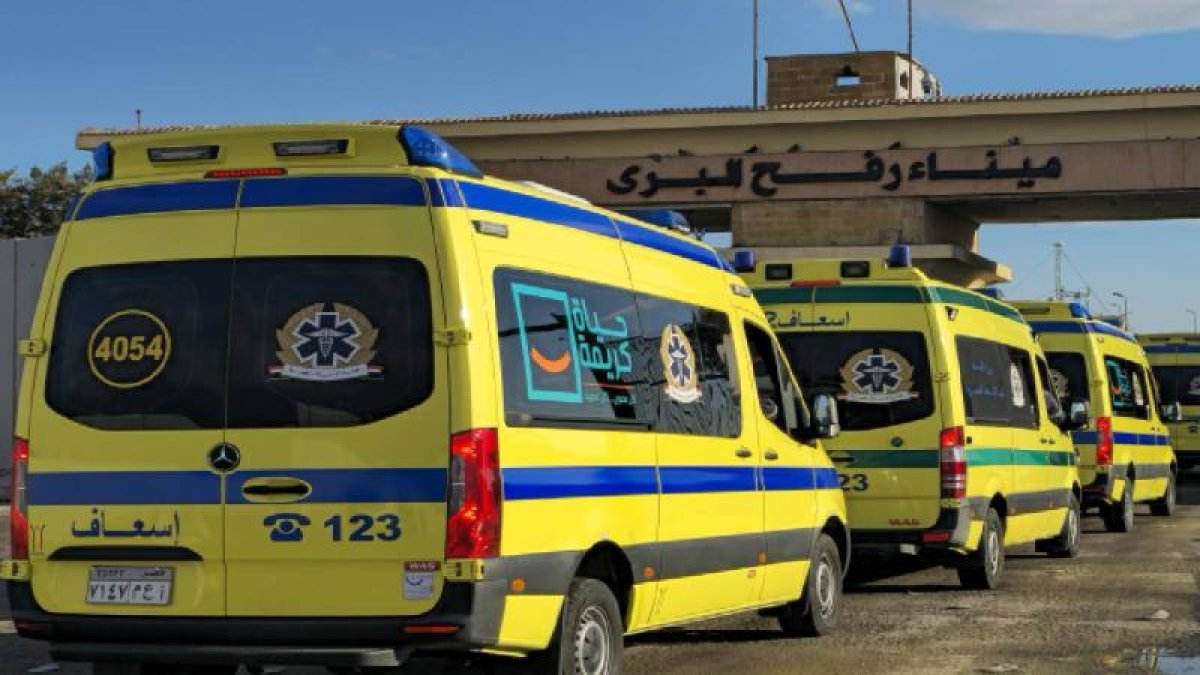 Refah Sınır Kapısı’ndan 455 hasta ve refakatçinin çıkışına izin verildi