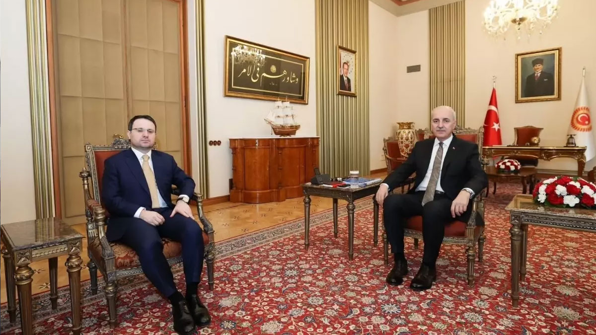 Bakan Gürlek, TBMM Başkanı Kurtulmuş ile görüştü