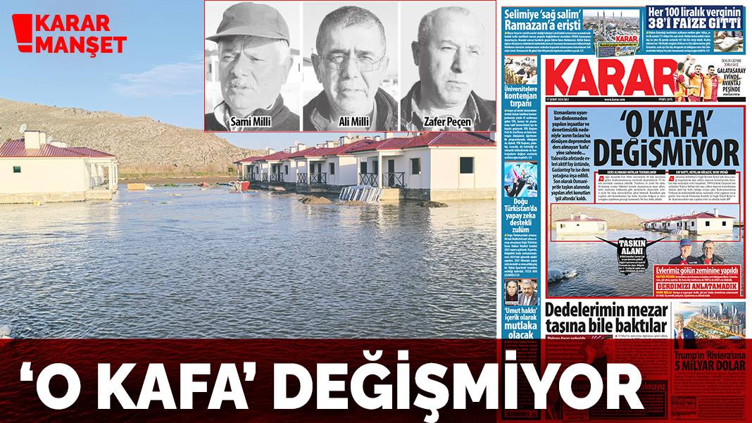 'O kafa' değişmiyor