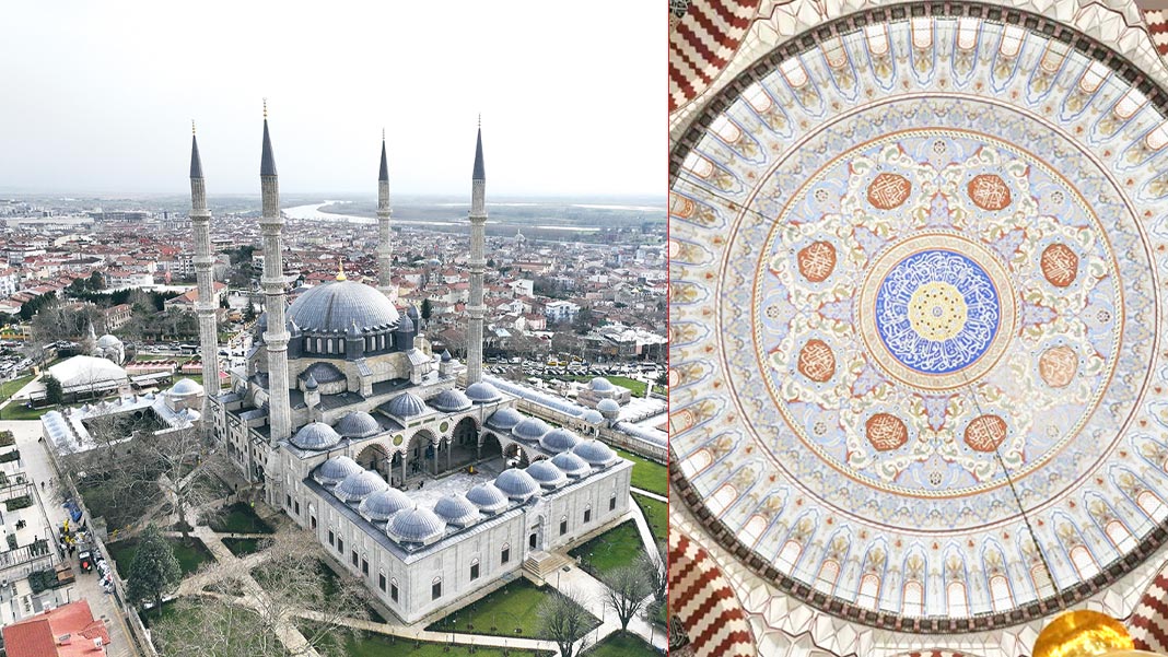 Aylardır konuşulan kubbe nihayet görülebilecek: Selimiye Camii Ramazan'ın ilk günü kapılarını açıyor