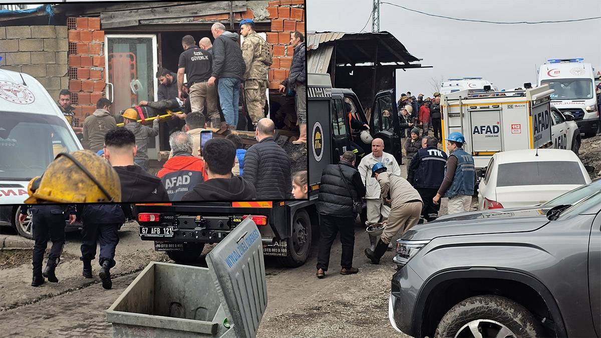 Zonguldak'ta maden ocağında göçük! 2 maden işçisi hayatını kaybetti