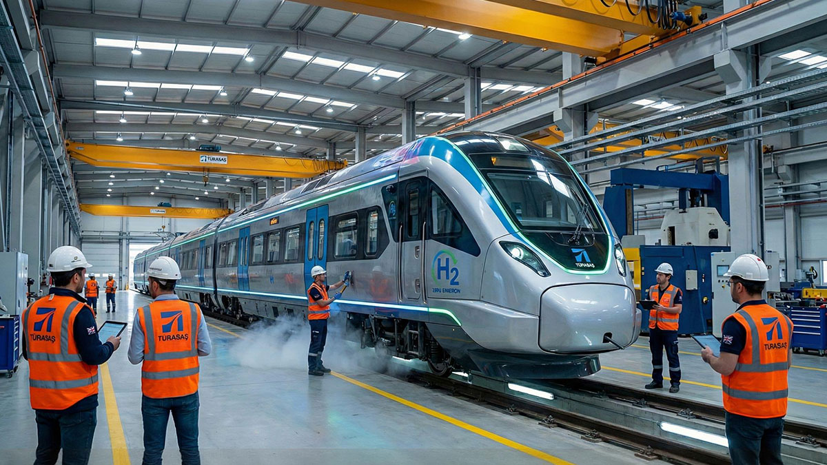 Türkiye'nin ilk hidrojen yakıtlı treni için geri sayım başladı