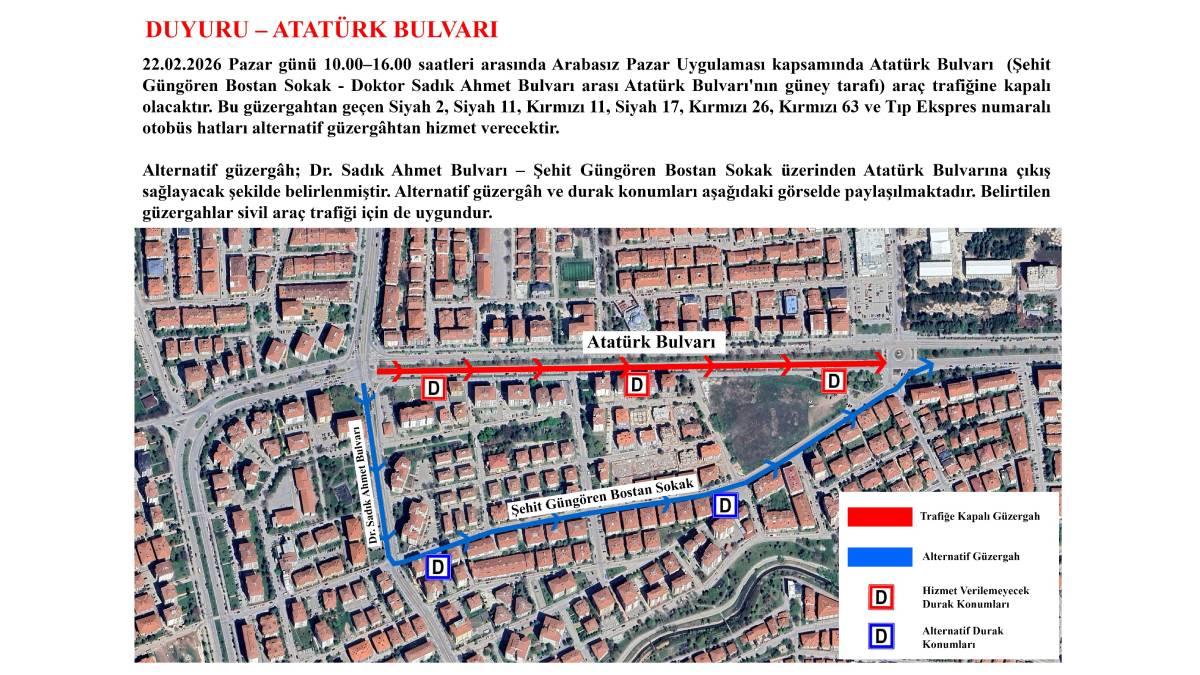 'Arabasız Pazar' ile şubat ayında da şehir nefes alacak