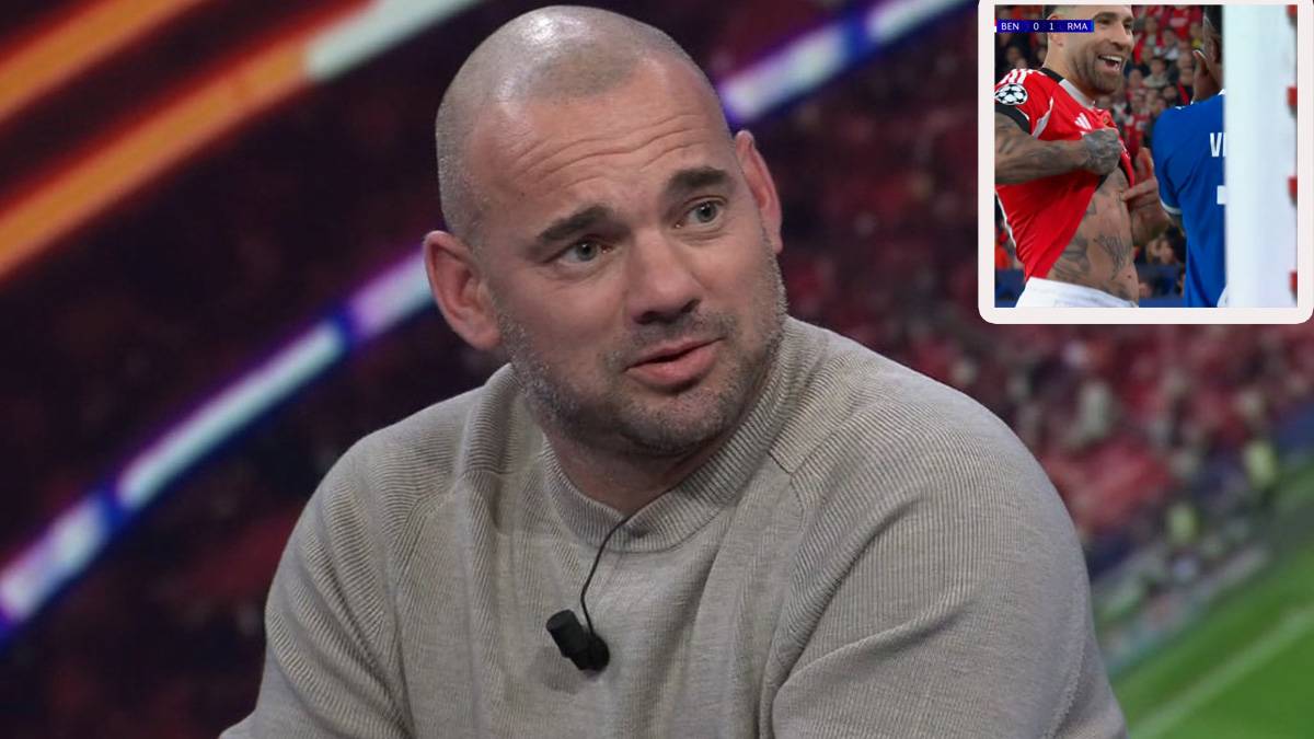 Wesley Sneijder'den Benficalı oyuncuya sert sözler: 'Bu Otomendi denen adamın kafası yerinde mi?'