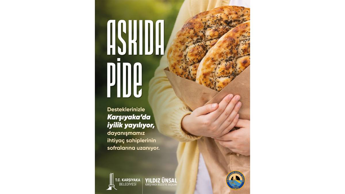 Karşıyaka’da “Askıda Pide” kampanyası başladı