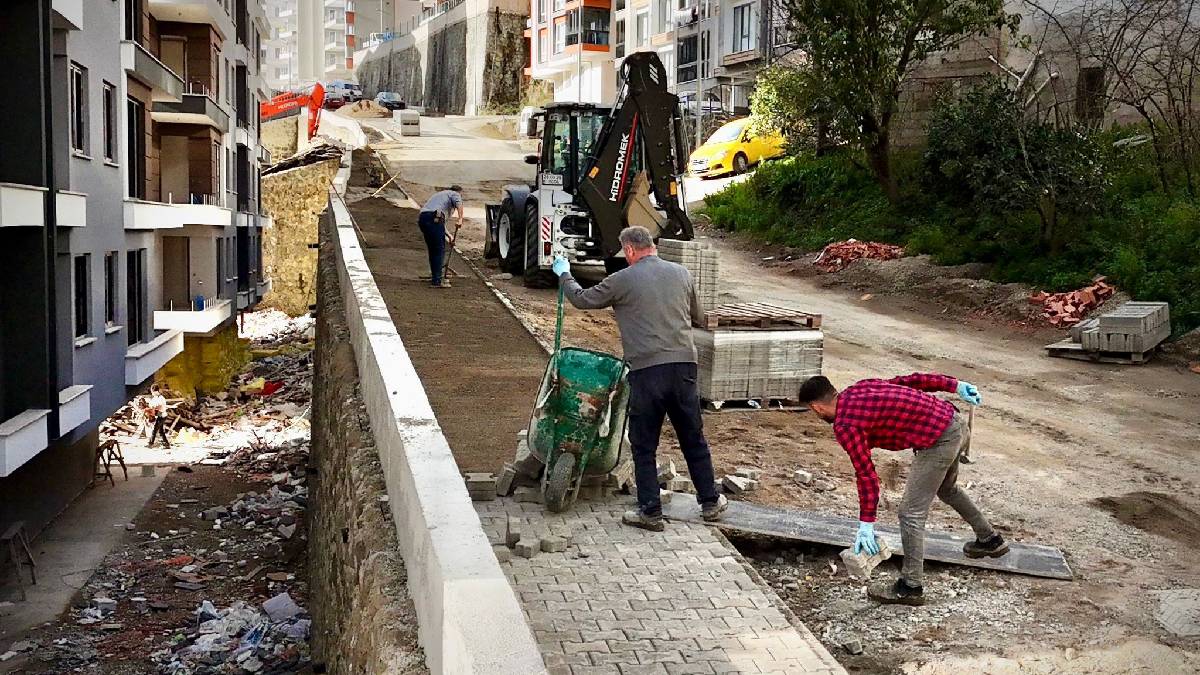 Giresun Belediyesi yaya güvenliğini önemsiyor