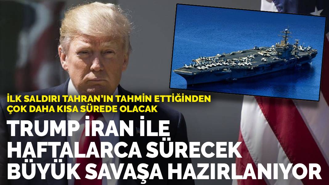 Axios: Trump İran ile haftalarca sürecek büyük bir savaşa hazırlanıyor