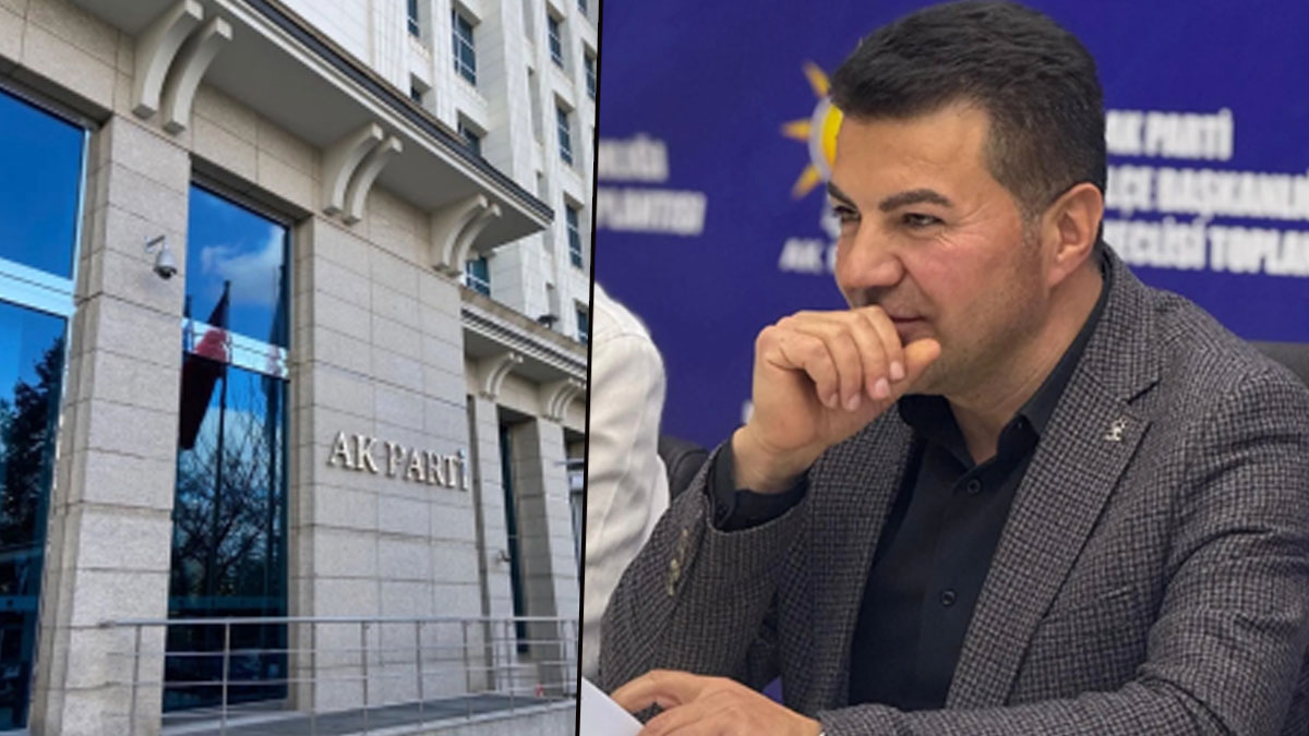 AK Partili İlçe Başkanı Mustafa Takır istifa etti
