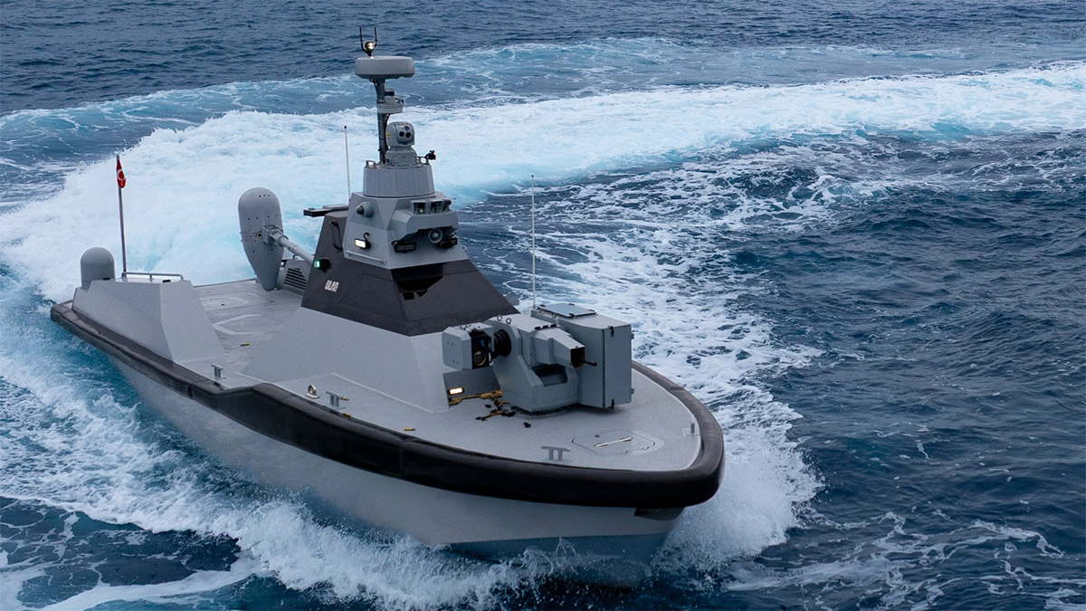 Yerli 12,7 mm UKSS denizde: ULAQ yeni silah sistemiyle hizmete girdi