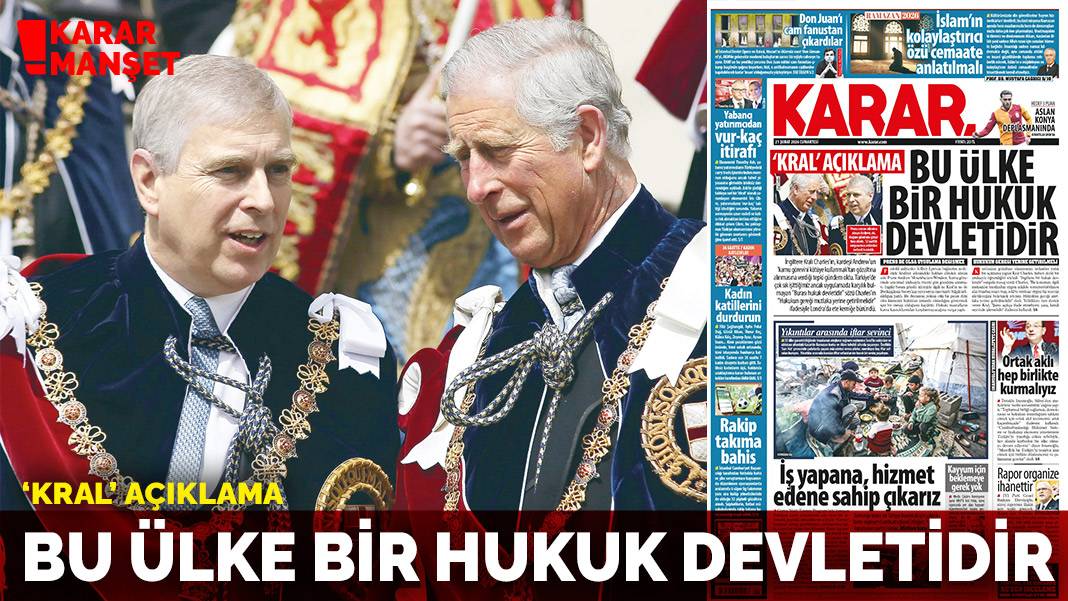 'Kral' açıklama: Bu ülke bir hukuk devletidir