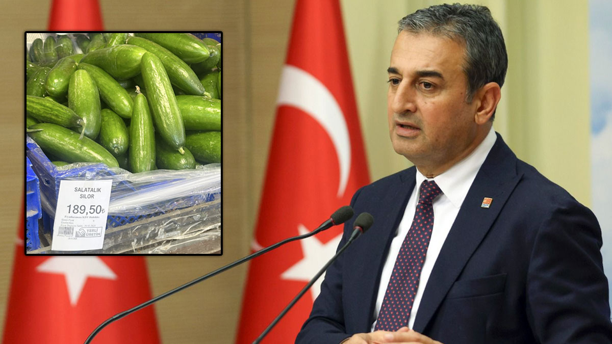 CHP’li Bulut’tan hayat pahalılığı tepkisi: Ülkenin en büyük banknotuyla 1 kilo salatalık alınıyor