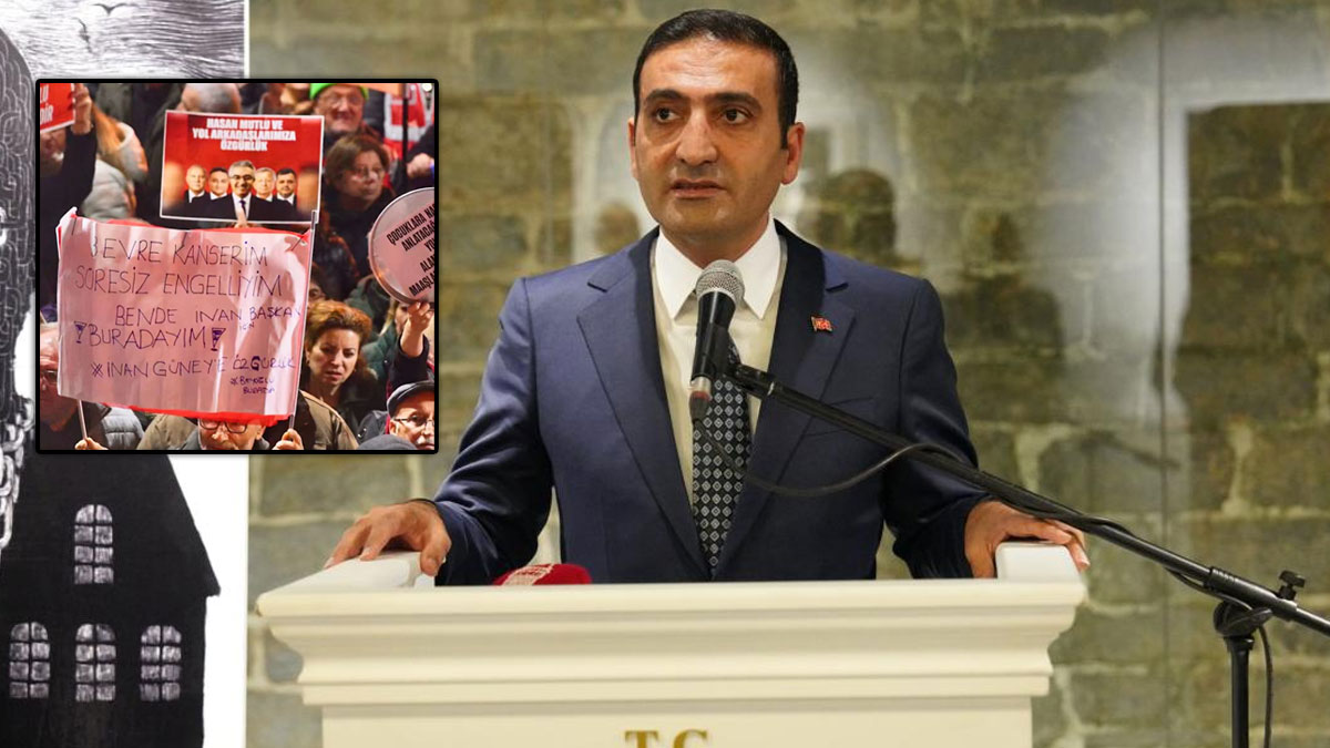 Tutuklu Başkan İnan Güney'den pankart açan vatandaşa mesaj: Bu zulüm bittiğinde, ellerinden öpmeye geleceğim