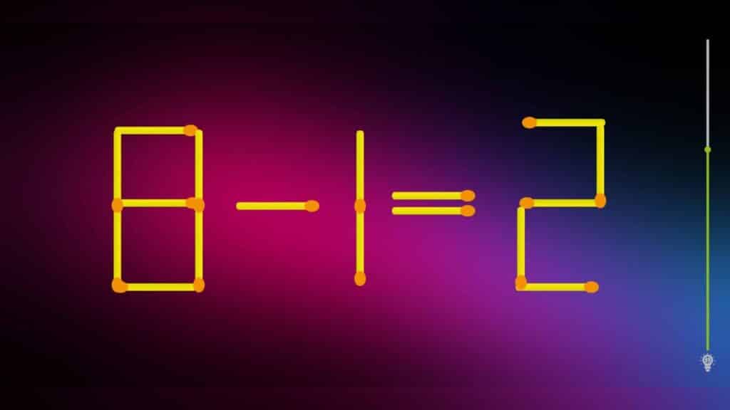 IQ testi: Matematik dehası olduğunuzu düşünüyor musunuz? 15 saniyeden kısa sürede sadece 1 çubuğu hareket ettirin!