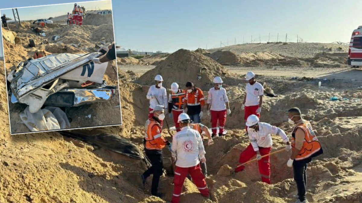 Gazze'de korkunç olay: İsrail askerleri 15 yardım çalışanını infaz etti