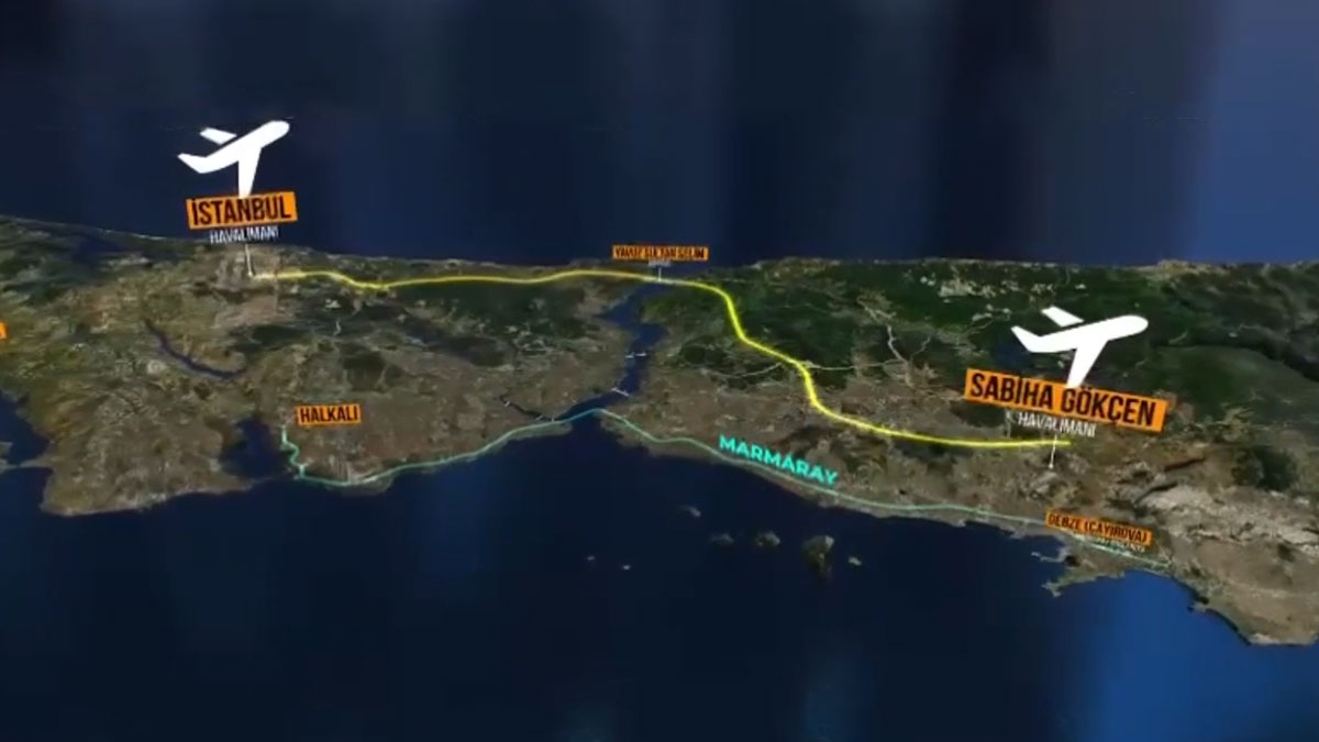 İstanbul'u boydan boya geçecek yeni demiryolu: İşte güzergahlar