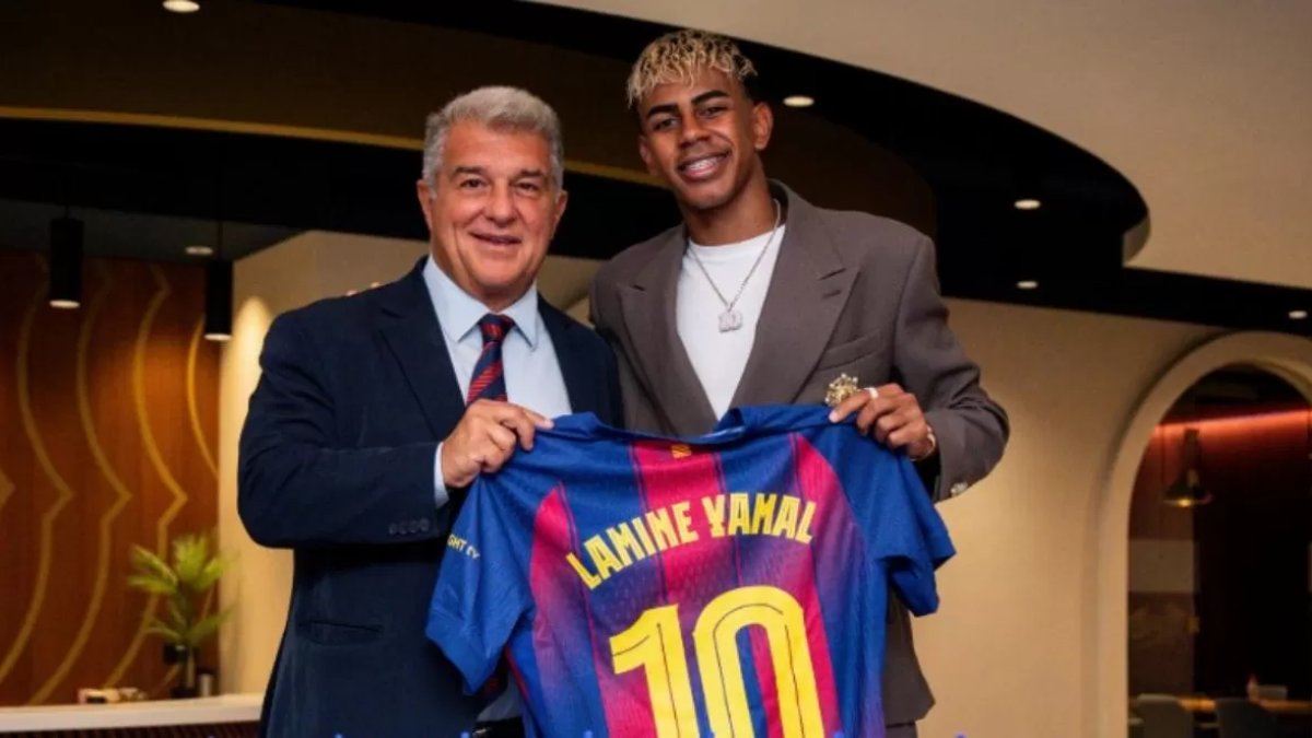 Barcelona Başkanı Laporta'dan flaş Lamine Yamal itirafı: Dudak uçuklatan bonservisi geri çevirdiler
