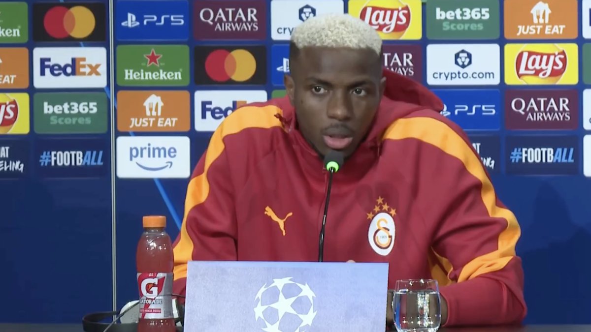 Galatasaray'ın golcüsü Victor Osimhen'den dikkat çeken açıklama:  Juventus'ta oynamaktan mutluluk duyarım