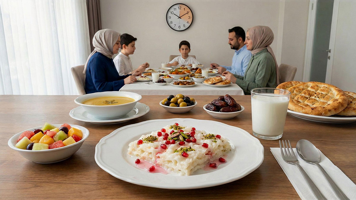 İftarda sütlü tatlılar, kan şekerini dengede tutuyor