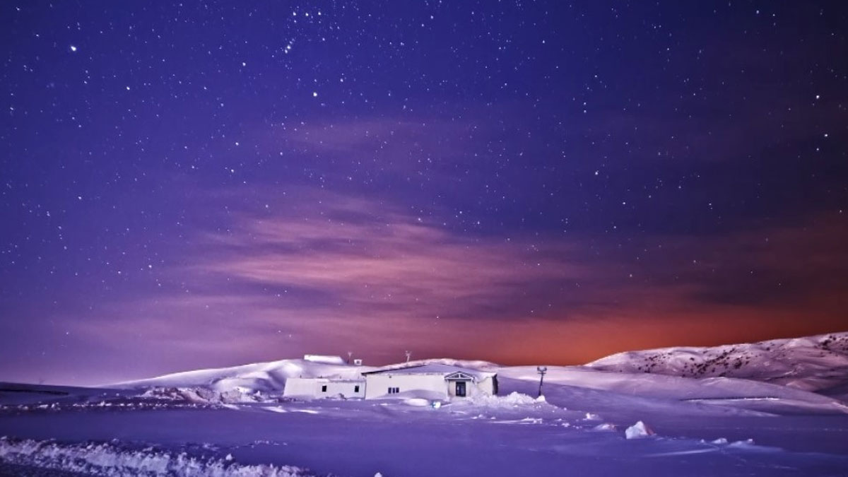 Dondurucu soğukta astro-gözlem: Orion Bulutsusu Bitlis’te görüntülendi