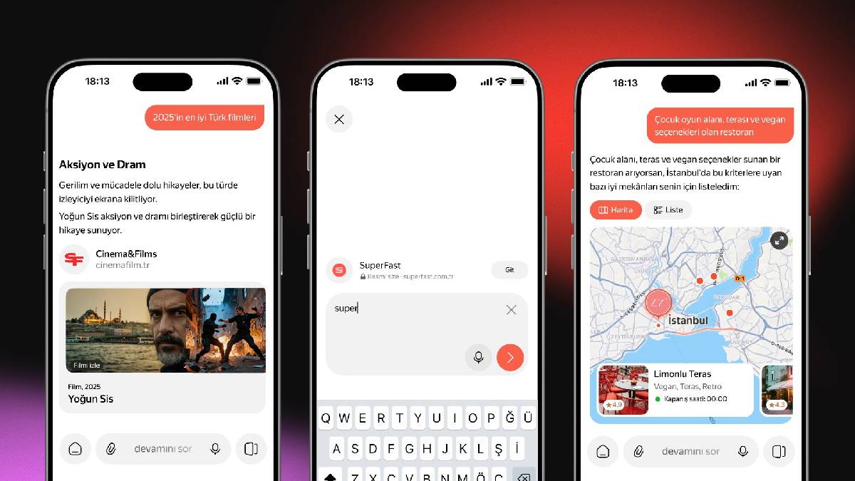 Yandex Türkiye'den dev hamle: Yeni süper uygulama Yandex AI yayında
