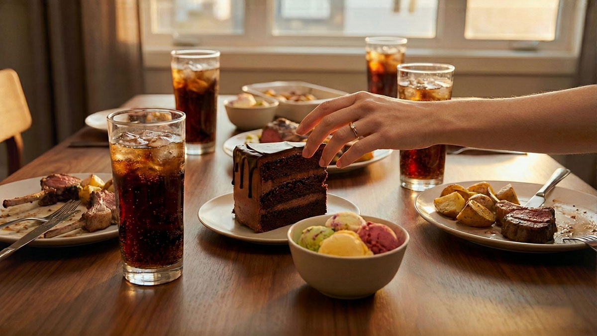 Doyduğunuzu sansanız da midenizin tatlıya ayırdığı gizli bir odası var