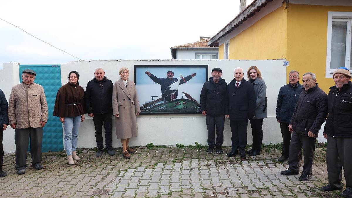 Başkan Bozbey’den Yaren Leylek ve Adem Amca'ya ziyaret