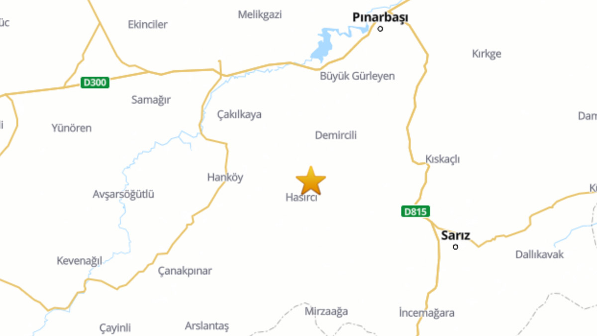Kayseri'de korkutan deprem | Son depremler