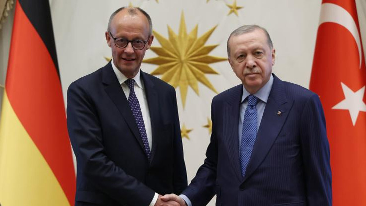 Cumhurbaşkanı Erdoğan, Almanya Başbakanı Merz ile görüştü