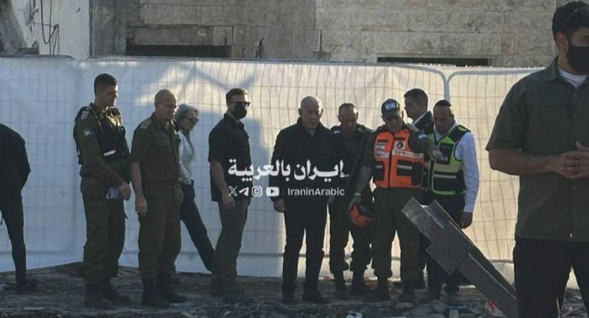 Ofisi vurulan Netanyahu enkaz arasında ortaya çıktı: 85 Bin sivilin katilinden 'sivilleri koruyoruz' pişkinliği