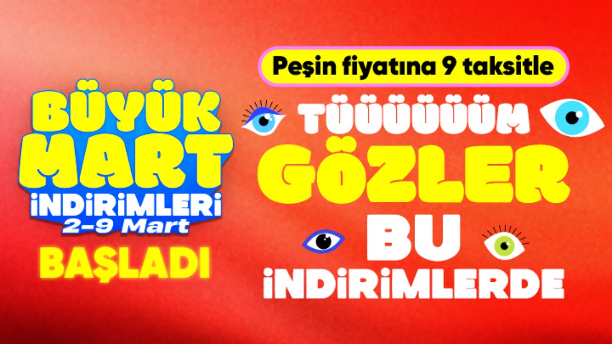 Hepsiburada’da mart indirimleri başladı