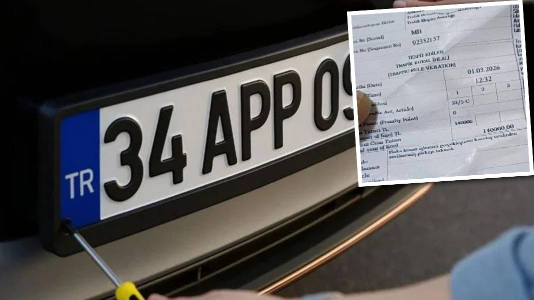 Araç plakasını böyle takanlar yandı: Cezası 140 bin TL! 'Hiç plaka takmamak daha ucuz'