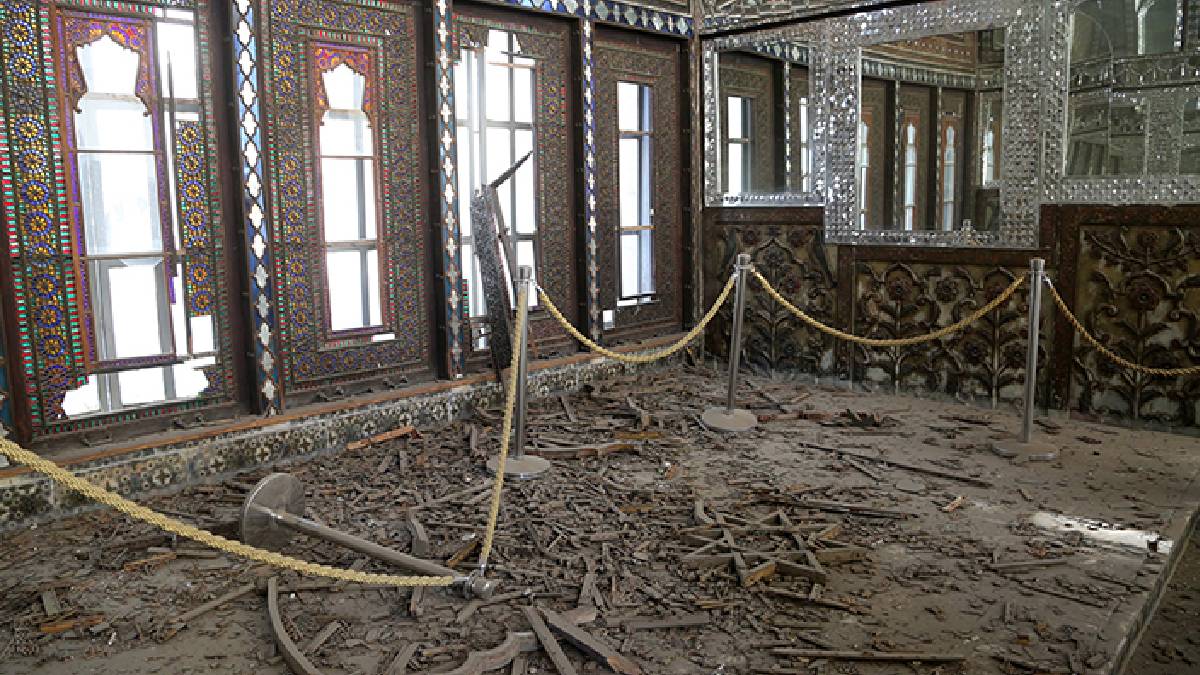 Tahran’daki saldırılar UNESCO listesindeki sarayı da etkiledi