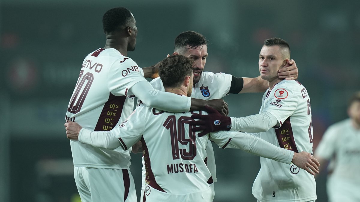 6 gollü maçta kazanan Trabzonspor: Fırtına çeyrek finalde